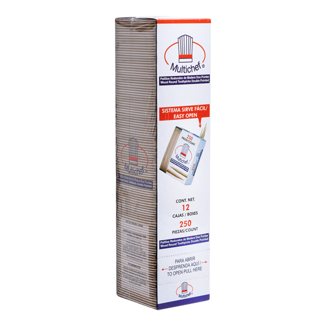 Palillo caja 12/250 pzas Econopack
