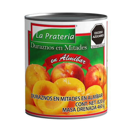 Duraznos Mitades Abrefácil 12/820 g