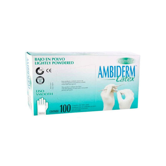 Guante Látex Plus Mediano 20/100 pzas