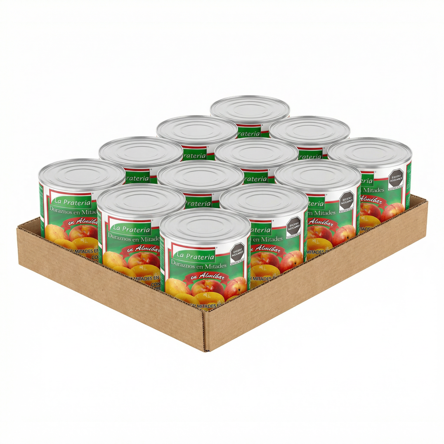 Duraznos Mitades Abrefácil 12/820 g