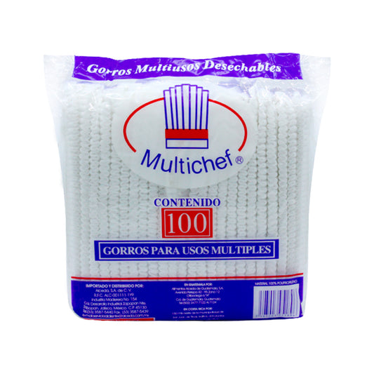 Gorro Multiusos Desechable 20/100 pzas