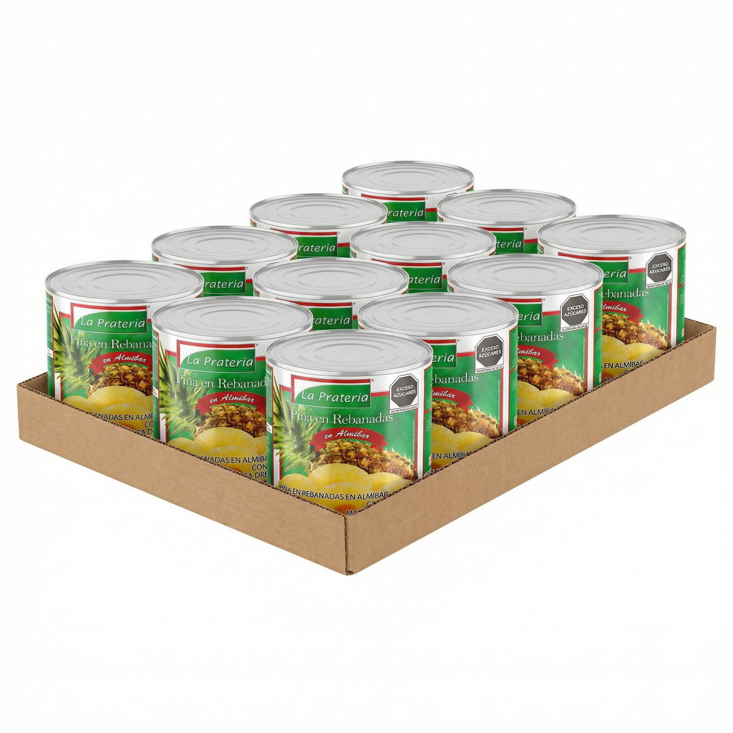 Piña Rebanada en Almíbar 12/850 g – Alceda