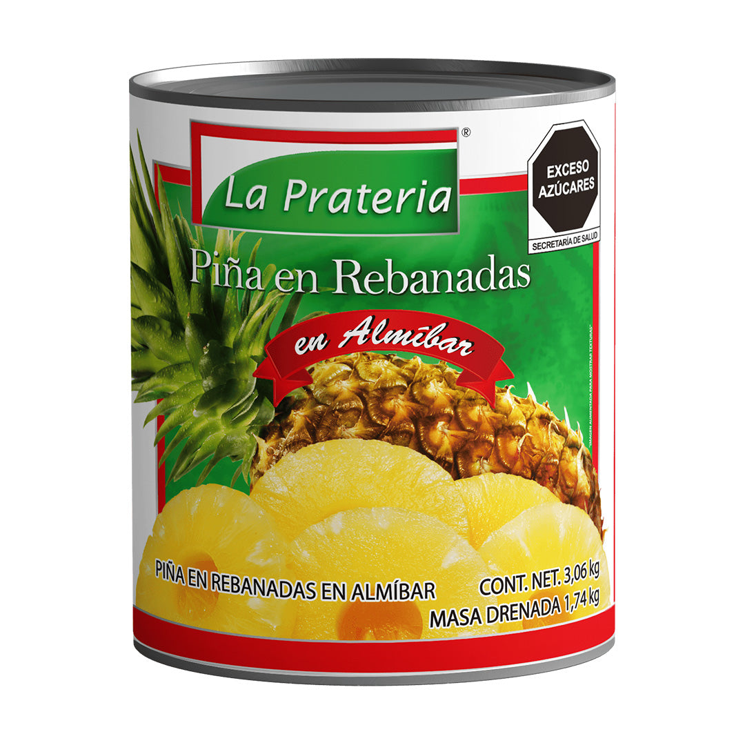 Piña Rebanada en Almíbar 6/3,06 kg – Alceda
