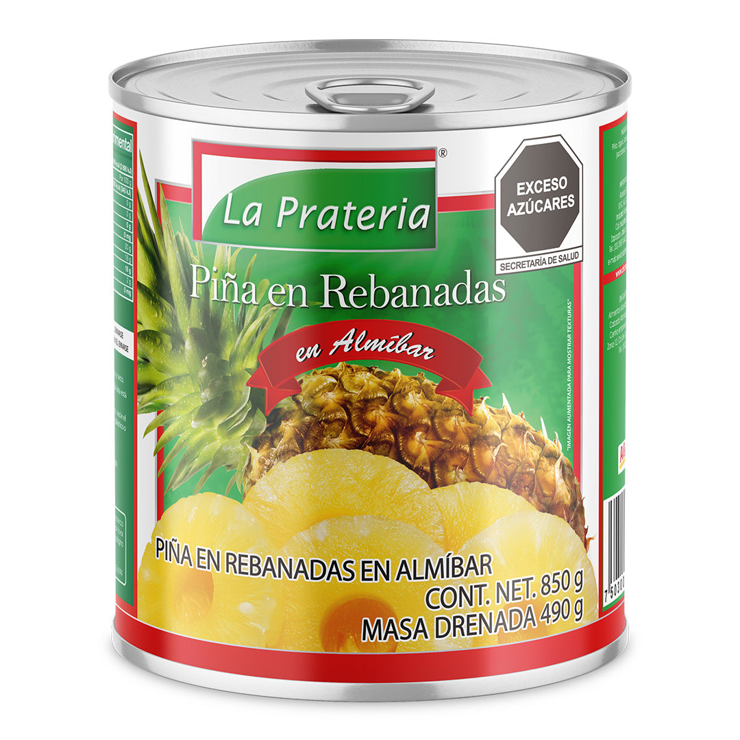 Piña Rebanada en Almíbar 12/850 g – Alceda